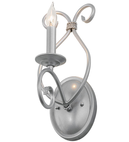 Meyda Lighting Olivia 6" Pewter Wall Sconce