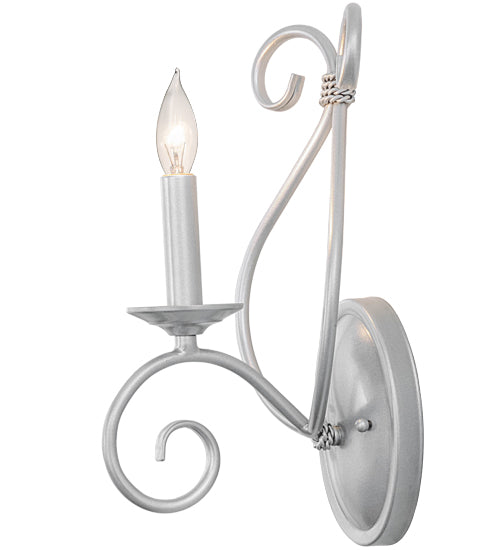Meyda Lighting Olivia 6" Pewter Wall Sconce