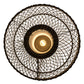 Meyda Lighting Omaro Poto 16" Oil Rubbed Bronze Pendant Light With White Shade Glass