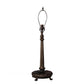 Meyda Lighting Onion 21" Mahogany Bronze Quad Footed Table Lamp Base