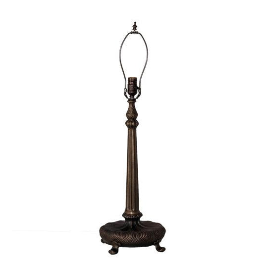 Meyda Lighting Onion 21" Mahogany Bronze Quad Footed Table Lamp Base