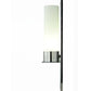 Meyda Lighting Orchard Town 6" Nickel Wall Sconce With White Opal Shade Glass