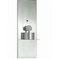 Meyda Lighting Orchard Town 6" Nickel Wall Sconce With White Opal Shade Glass