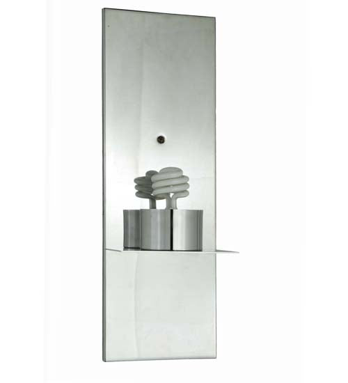 Meyda Lighting Orchard Town 6" Nickel Wall Sconce With White Opal Shade Glass