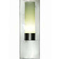 Meyda Lighting Orchard Town 6" Silver Wall Sconce With Chrome and White Frosted Shade Glass