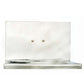 Meyda Lighting Orchard Town 6" Silver Wall Sconce With Chrome and White Frosted Shade Glass