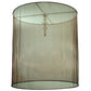 Meyda Lighting Organza 48" Sheer Chocolate Brown Shade