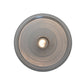 Meyda Lighting Orleans 12" Rusty Nail Pendant Light With White Scalvo Shade Glass
