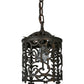 Meyda Lighting Oskar 8" Gilded Tobacco Mini Pendant Light