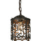 Meyda Lighting Oskar 8" Gilded Tobacco Mini Pendant Light