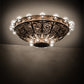 Meyda Lighting Osteria 46" 24-Light Pompeii Gold Flush Mount Light