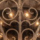 Meyda Lighting Osteria 46" 24-Light Pompeii Gold Flush Mount Light