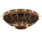 Meyda Lighting Osteria 46" 24-Light Pompeii Gold Flush Mount Light
