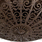 Meyda Lighting Osteria 52" 20-Light Pompeii Gold Flush Mount Light