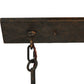 Meyda Lighting Ovation 48" 8-Light Antique Rust Island Pendant Light With Clear Seeded Shade Glass