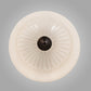 Meyda Lighting Ovum Aquinum 14" 2-Light Mahogany Bronze Pendant Light With White Opal Shade Glass