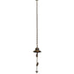 Meyda Lighting Ovum Aquinum 14" Antique Brass Pendant Light With White Opal Shade Glass