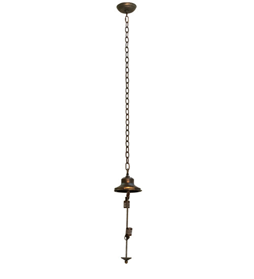 Meyda Lighting Ovum Aquinum 14" Antique Brass Pendant Light With White Opal Shade Glass