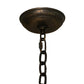 Meyda Lighting Ovum Aquinum 14" Antique Brass Pendant Light With White Opal Shade Glass