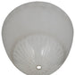 Meyda Lighting Ovum Aquinum 14" White Shade Glass