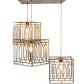 Meyda Lighting Pablo 32" 3-Light Brushed Brass Cascading Pendant Light
