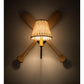 Meyda Lighting Paddle 16" Black Wall Sconce