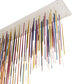 Meyda Lighting Pae Kukuna 144" 107-Light LED Chandelier With Multi-Colored Shade Glass