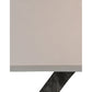 Meyda Lighting Paige 28" 2-Light Antique Iron Gate Wall Sconce With White Linen Textrene Shade