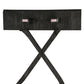 Meyda Lighting Paige 28" 2-Light Antique Iron Gate Wall Sconce With White Linen Textrene Shade