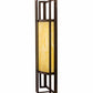 Meyda Lighting Paille 10" LED Cimarron Bronze Wall Sconce With Botticino Idalight Shade