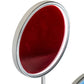 Meyda Lighting Paletta 213661 74" LED White & Silver Metallic Wall Sconce With Multi-Colored Shade