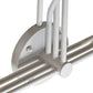 Meyda Lighting Paletta 68" LED White & Silver Metallic Wall Sconce With Multi-Colored Shade
