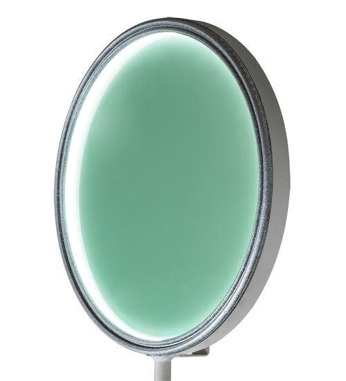 Meyda Lighting Paletta 71" LED White & Silver Metallic Wall Sconce With Multi-Colored Shade