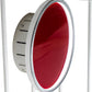 Meyda Lighting Paletta 71" LED White & Silver Metallic Wall Sconce With Multi-Colored Shade