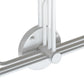 Meyda Lighting Paletta 71" LED White & Silver Metallic Wall Sconce With Multi-Colored Shade