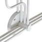 Meyda Lighting Paletta 74" LED White & Silver Metallic Wall Sconce With Multi-Colored Shade