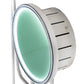 Meyda Lighting Paletta 74" LED White & Silver Metallic Wall Sconce With Multi-Colored Shade