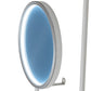 Meyda Lighting Paletta 82" LED White & Silver Metallic Wall Sconce With Multi-Colored Shade