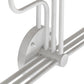 Meyda Lighting Paletta 82" LED White & Silver Metallic Wall Sconce With Multi-Colored Shade
