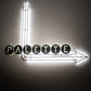 Meyda Lighting Paletta 85" LED Solar Black Wall Sconce With White Statuario Idalight Shade