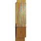 Meyda Lighting Palissade 12" 2-Light Metallic Bronze Wall Sconce With Beige Iridescent Shade Glass