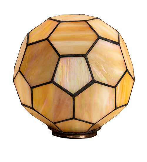 Meyda Lighting Pallavolo 11" Beige Iridescent Shade Glass