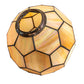 Meyda Lighting Pallavolo 11" Beige Iridescent Shade Glass