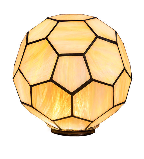 Meyda Lighting Pallavolo 11" Beige Iridescent Shade Glass