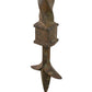 Meyda Lighting Palmira 15" 3-Light Organic Rust Wall Sconce With Amber Faux Candlelight
