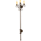 Meyda Lighting Palmira 16" 3-Light Classic Rust Wall Sconce With Ivory Faux Candlelight