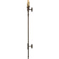 Meyda Lighting Palmira 16" 3-Light Coffee Bean Wall Sconce With Ivory Faux Candlelight