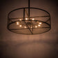 Meyda Lighting Paloma Golpe 182581 60" 12-Light Timeless Bronze Pendant Light