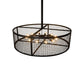 Meyda Lighting Paloma Golpe 182581 60" 12-Light Timeless Bronze Pendant Light