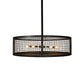 Meyda Lighting Paloma Golpe 182581 60" 12-Light Timeless Bronze Pendant Light